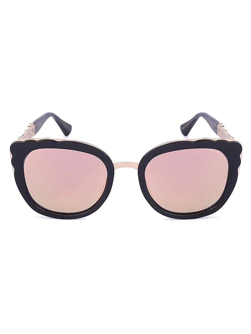 men square pink sunglasses