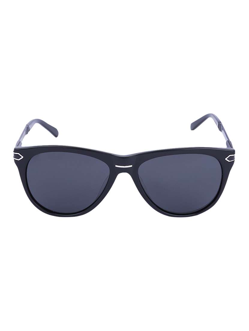 men oval grey sunglasses