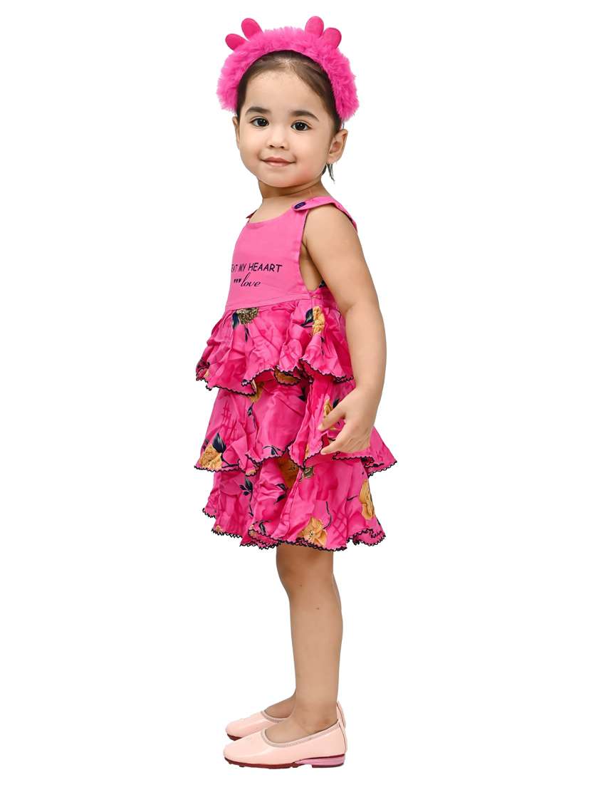 girls round neck sleeveless frock - 18593696 -  Standard Image - 2