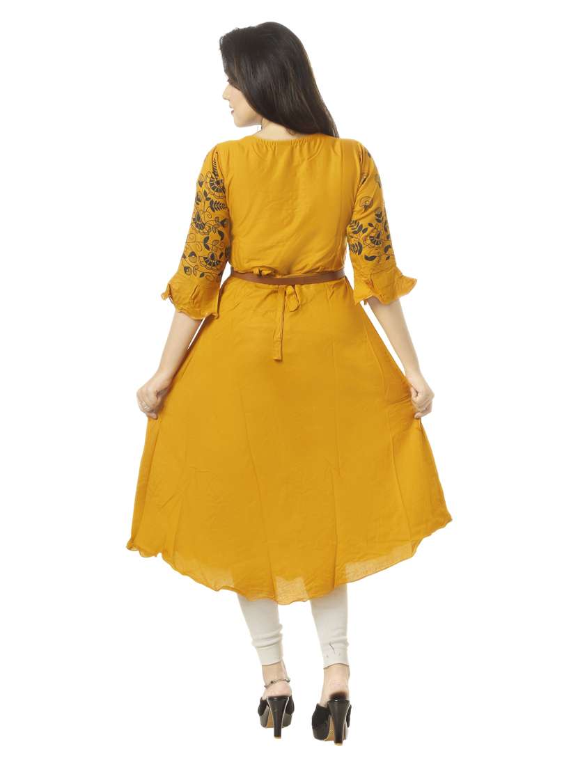 women's a-line kurta - 18594512 - Standard Image - 2