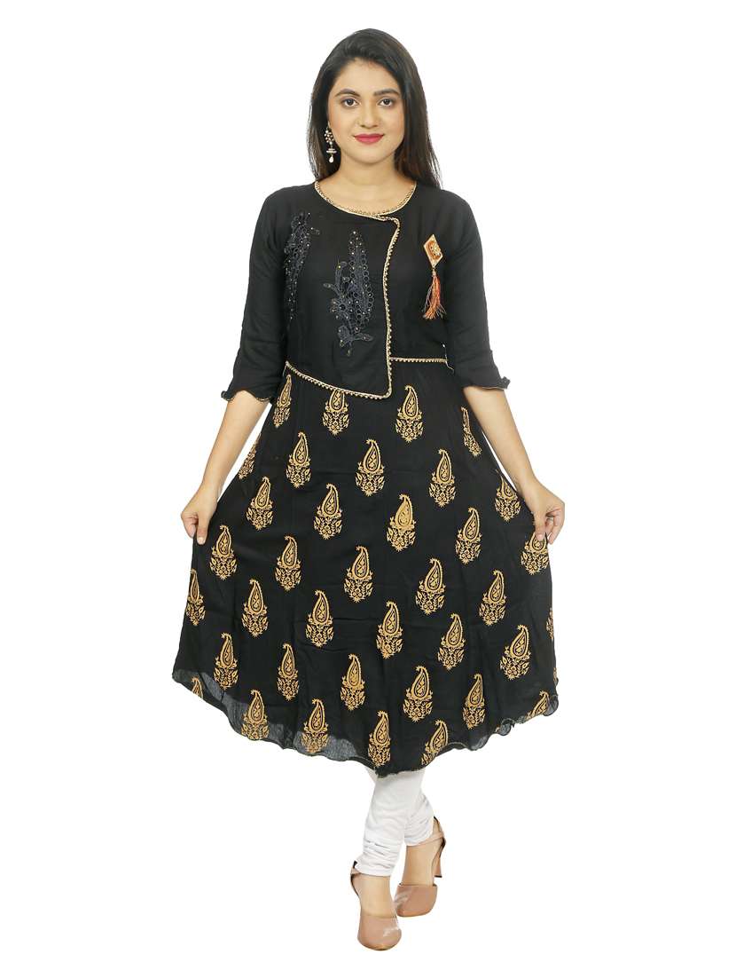 women's flared kurta