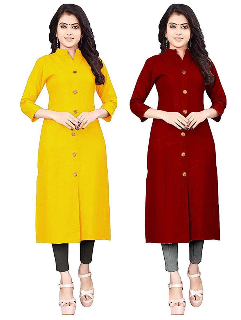 women's front slit kurta