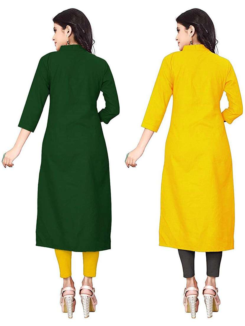 women's kurta combo - 18594558 - Standard Image - 2