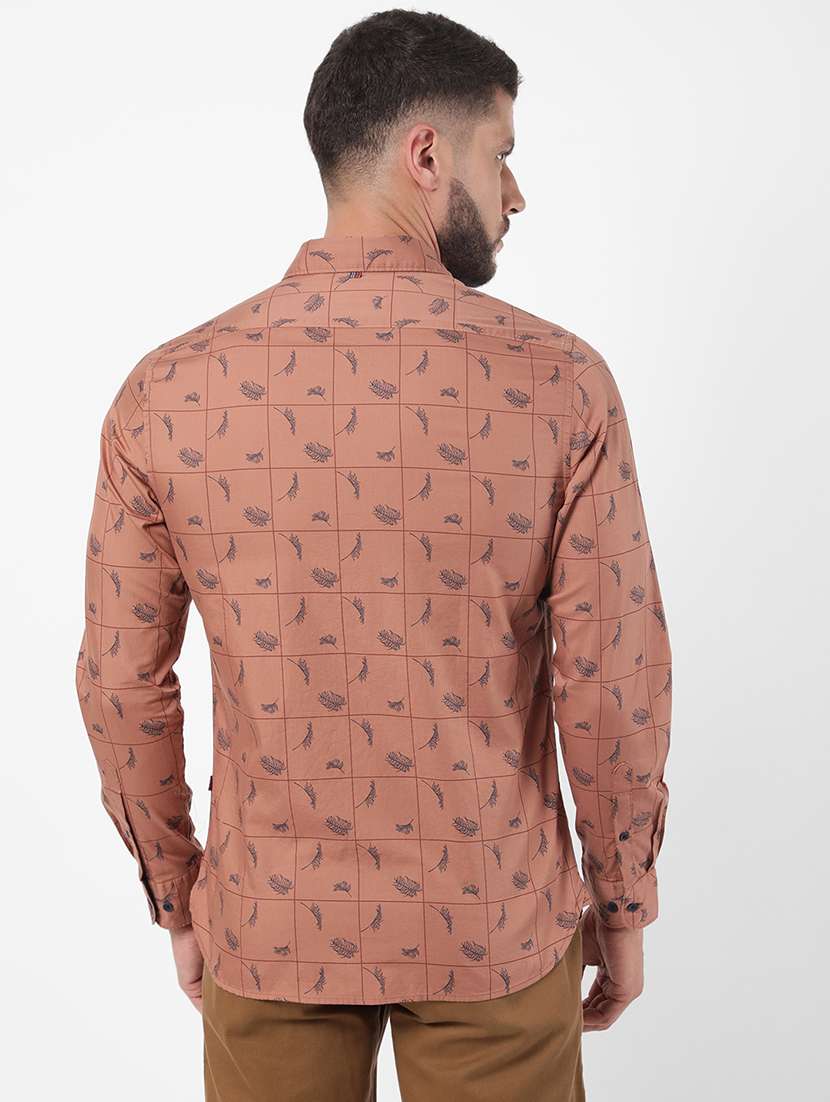 mens leaf print casual shirt - 18594766 -  Standard Image - 2
