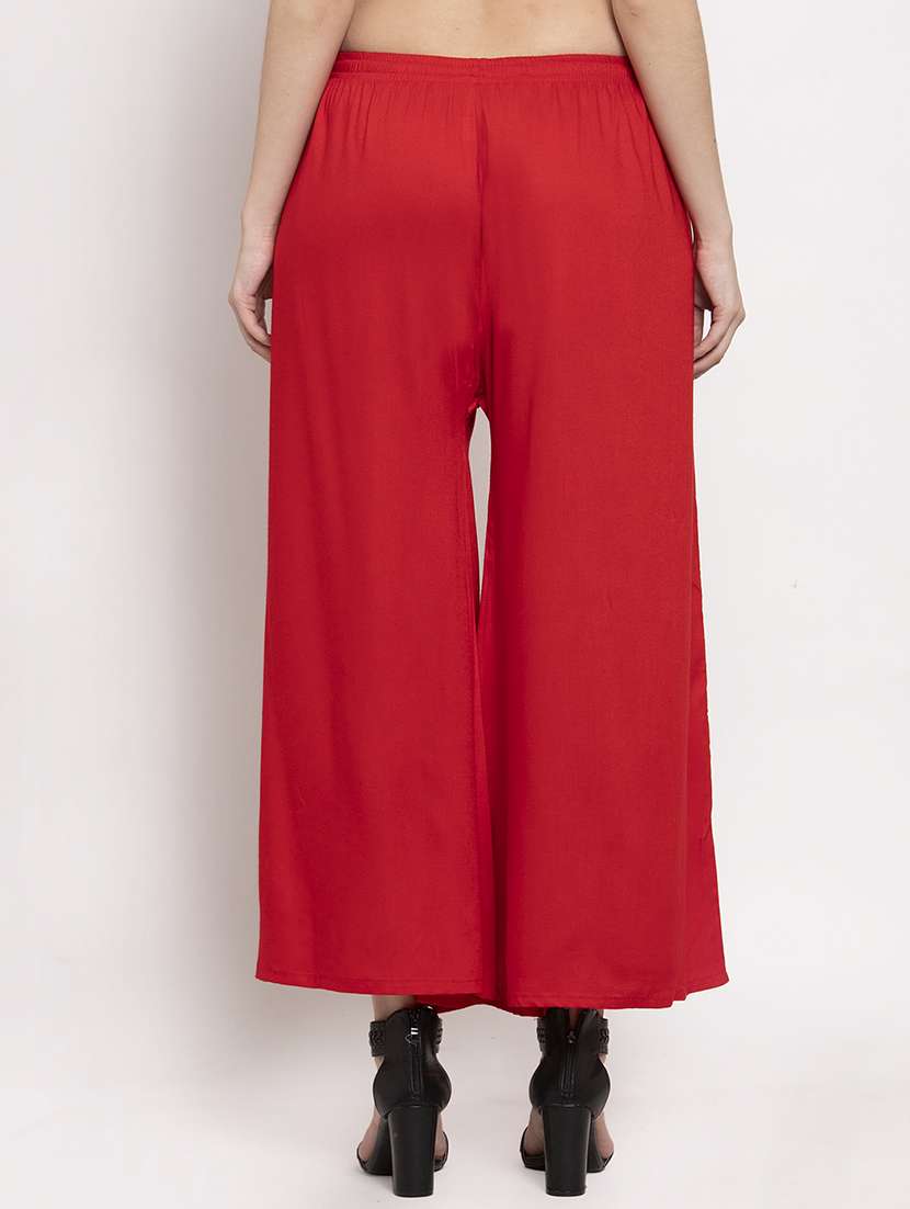 combo of 2 rayon palazzo - 18595326 -  Standard Image - 2