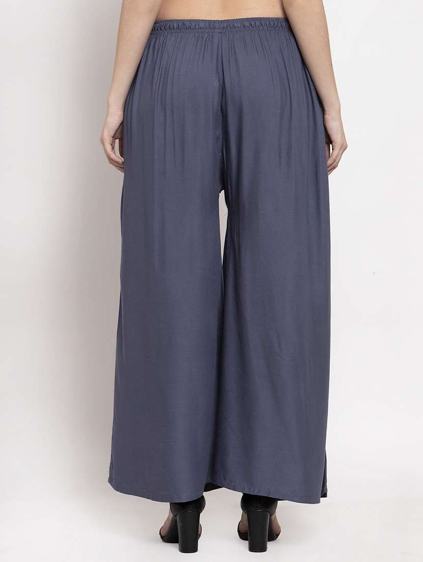 combo of 2 rayon palazzo - 18595336 -  Standard Image - 2