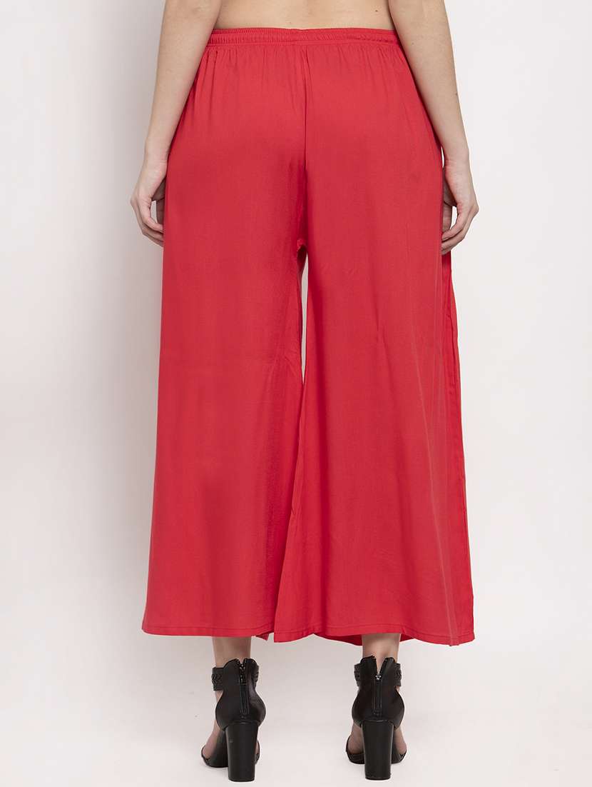 combo of 2 rayon palazzo - 18595339 -  Standard Image - 2