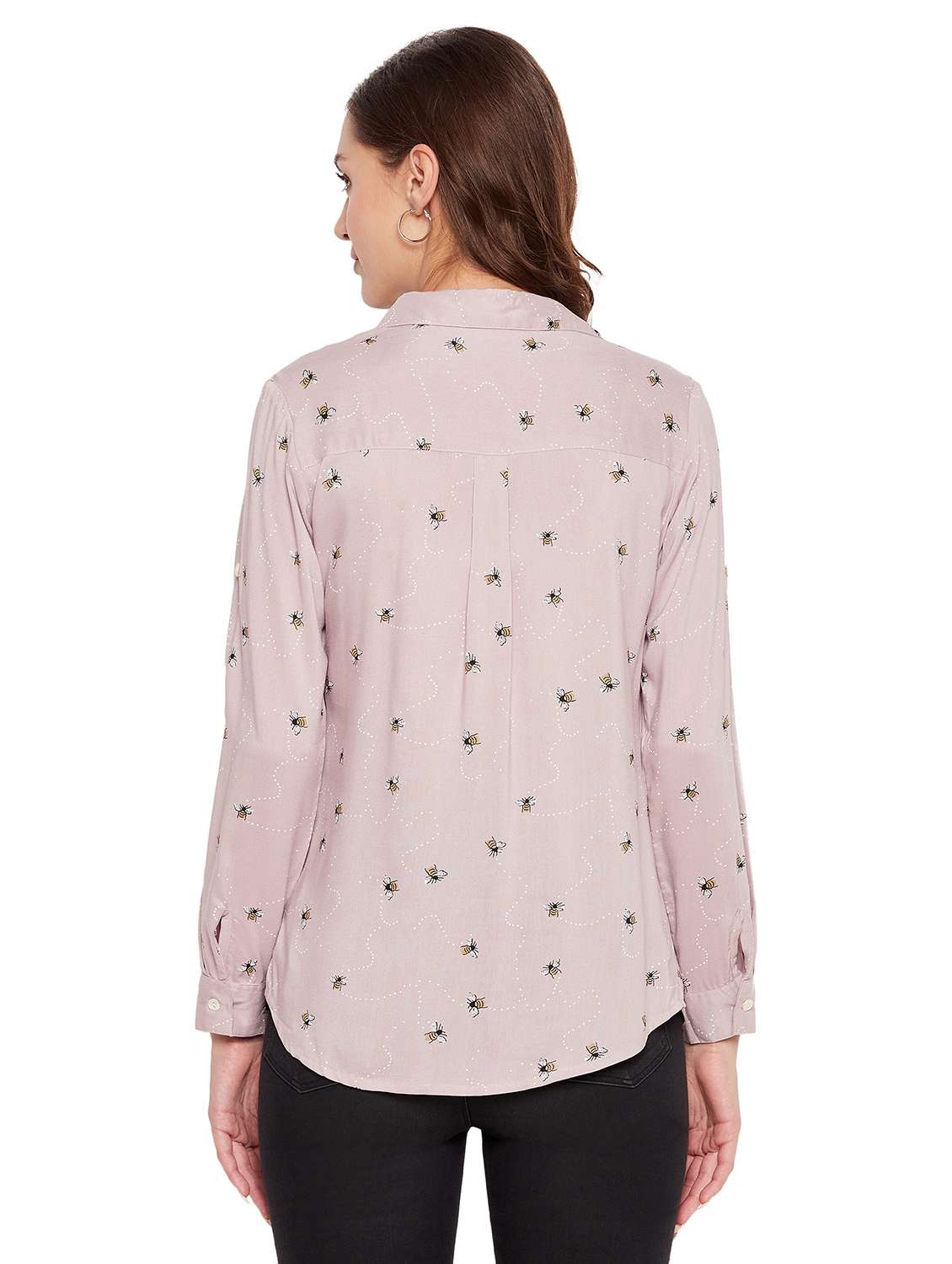 printed regular shirt - 18601313 - Standard Image - 2
