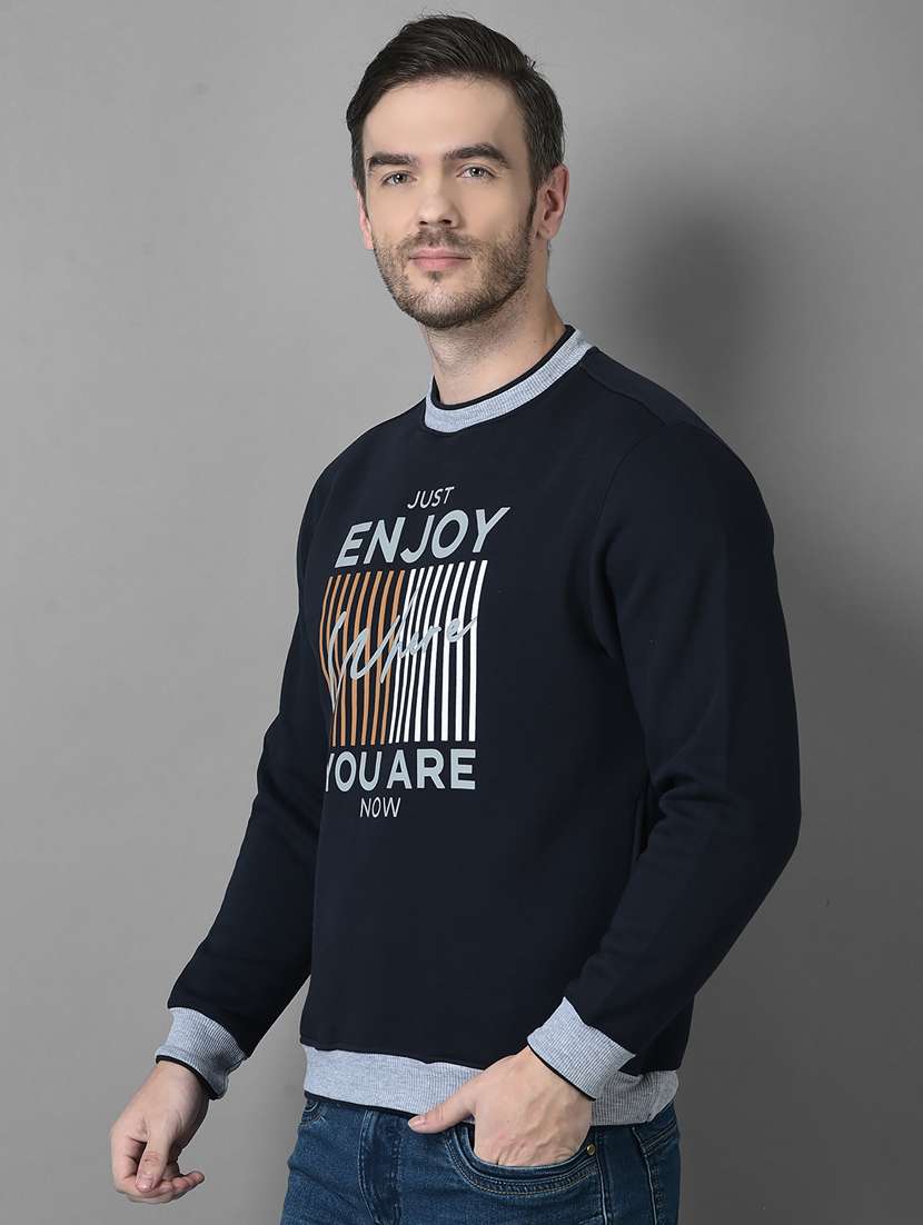 mens front print sweatshirt - 18601503 -  Standard Image - 2