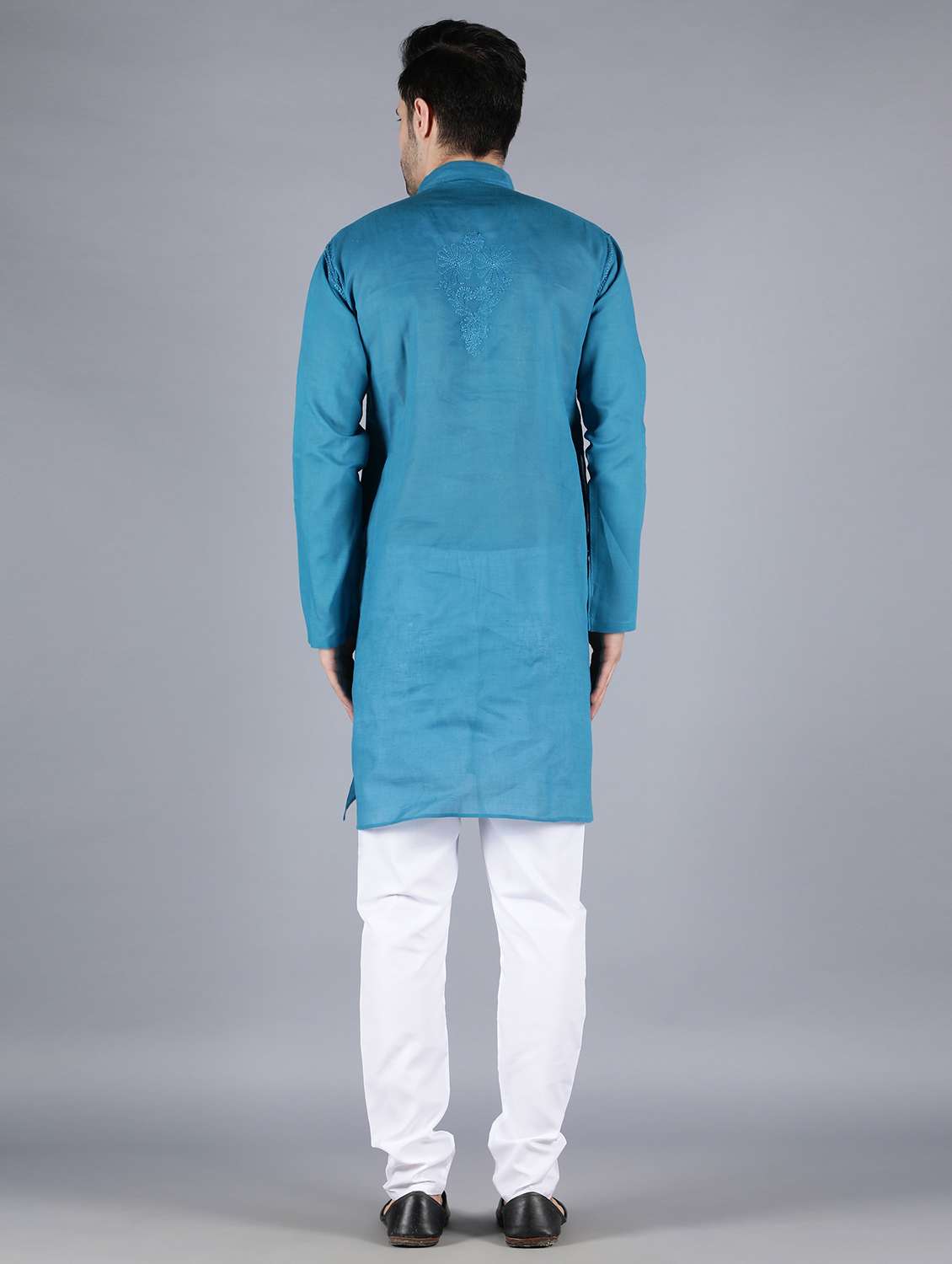 embroidered long kurta - 18602007 - Standard Image - 2