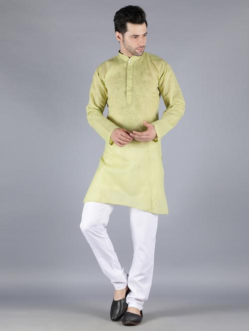 embroidered long kurta - 18602008 - Standard Image - 0