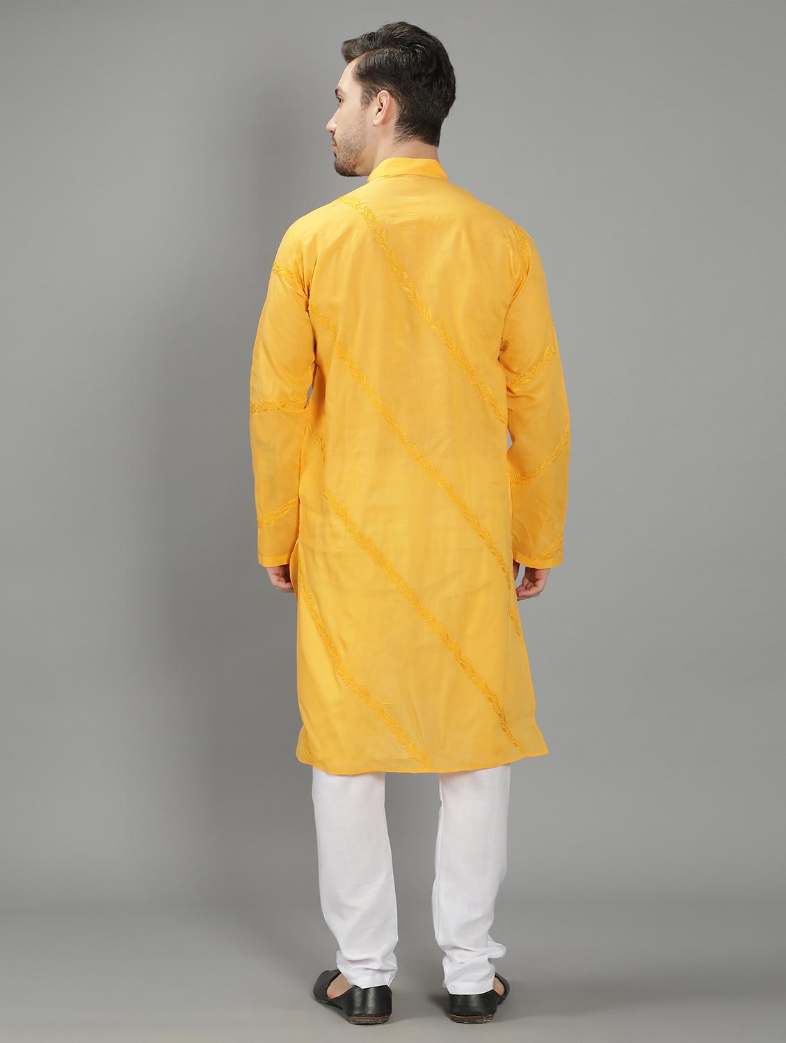 embroidered long kurta - 18602020 - Standard Image - 2
