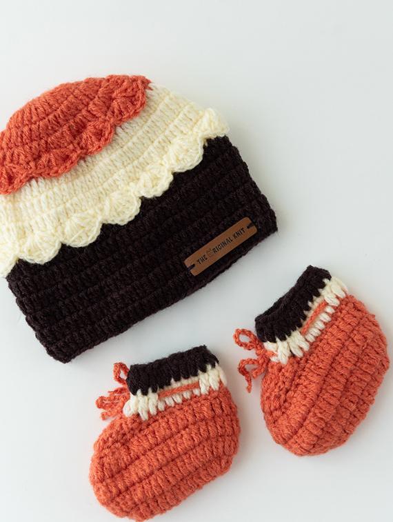 boys self design hat and shoes combo set - 18602361 - Standard Image - 2