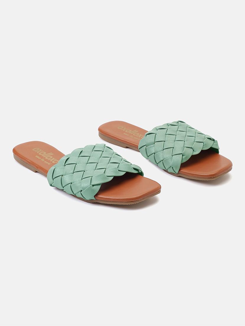 women solid slip on sandal - 18602453 -  Zoom Image - 0