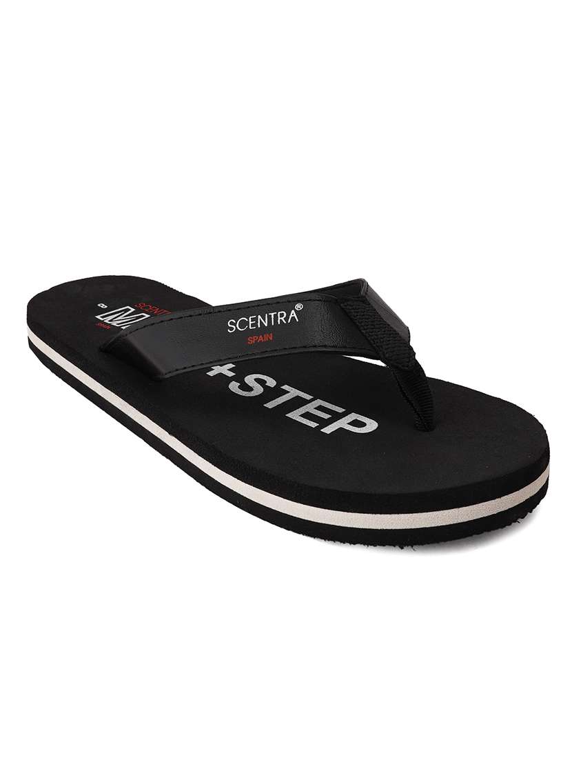 mens printed toe separator slippers