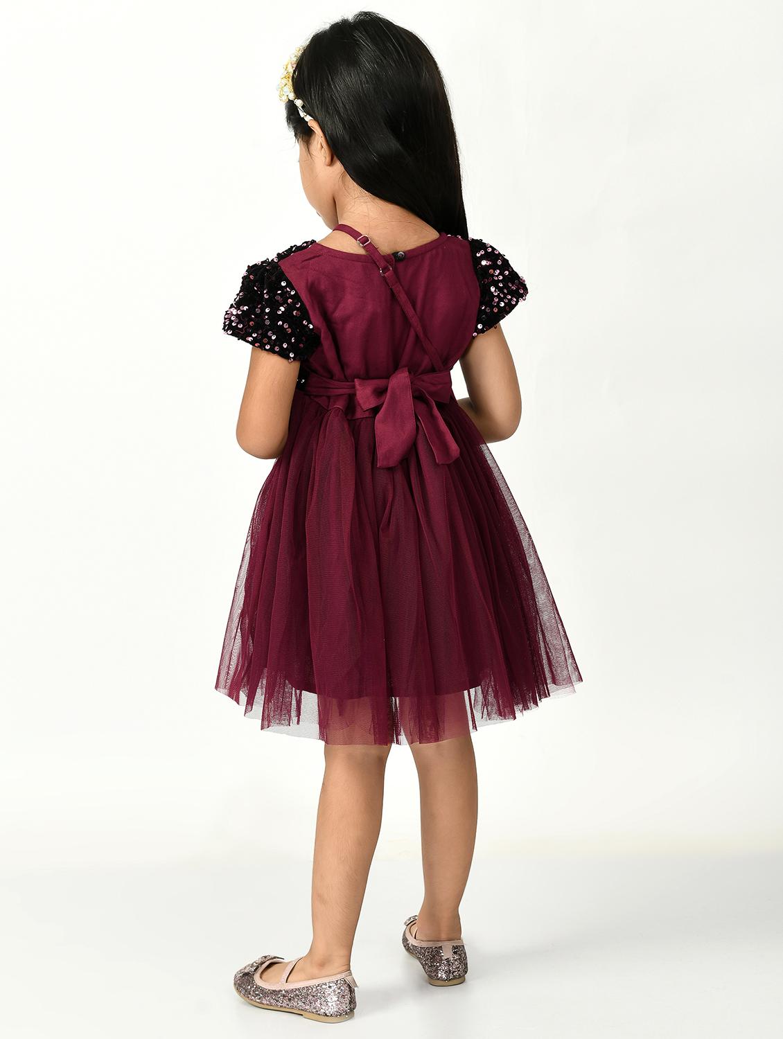 multi colored cotton blend frock - 18604372 - Standard Image - 2