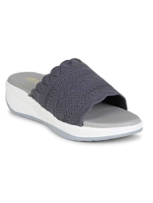 women grey slip on wedge - 18606108 -  Standard Image - 0