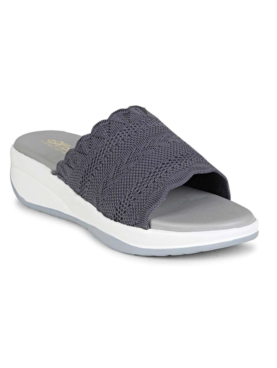 women grey slip on wedge - 18606108 -  Zoom Image - 0