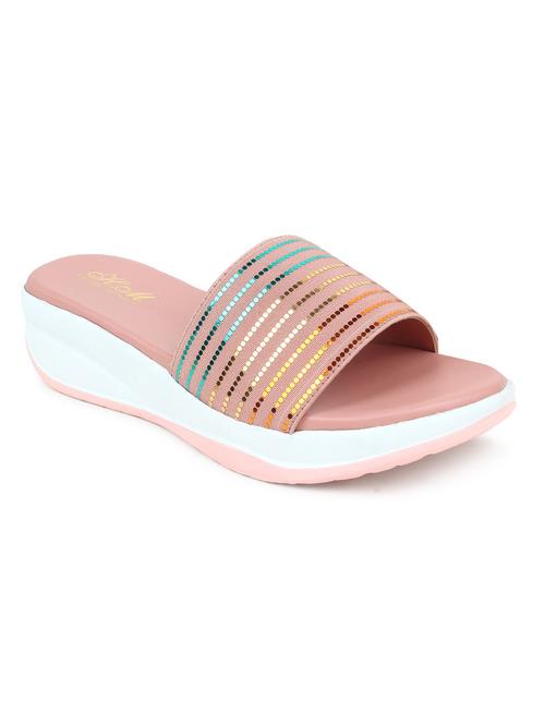 women embellished slip on wedge - 18606118 - Standard Image - 0