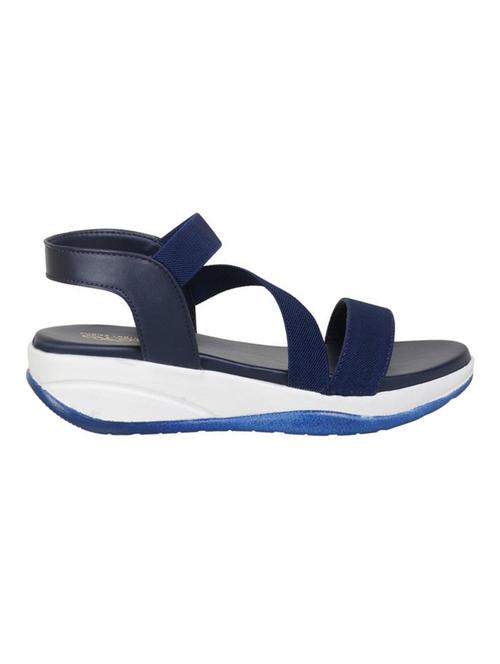 women blue back strap wedge - 18606149 -  Standard Image - 0