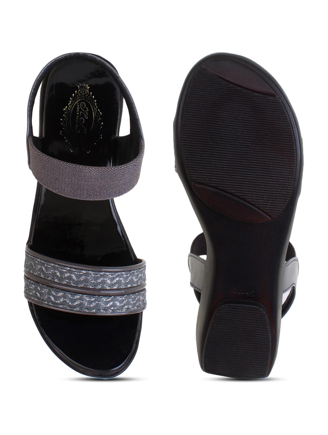 women printed back strap wedge - 18606184 - Standard Image - 2