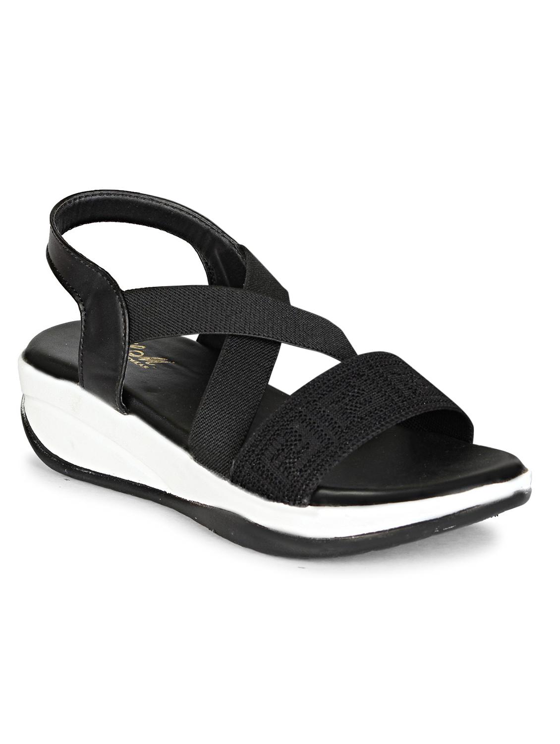 women solid back strap wedge - 18606213 - Zoom Image - 0