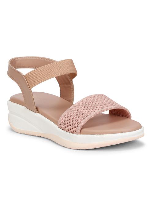 women solid back strap wedge - 18606215 - Standard Image - 0