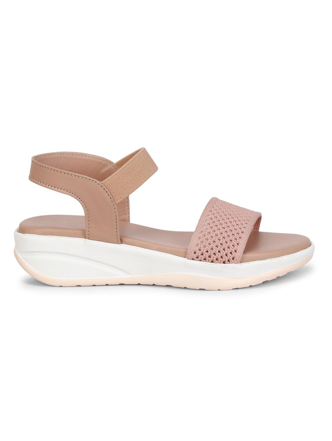 women solid back strap wedge - 18606215 - Standard Image - 2