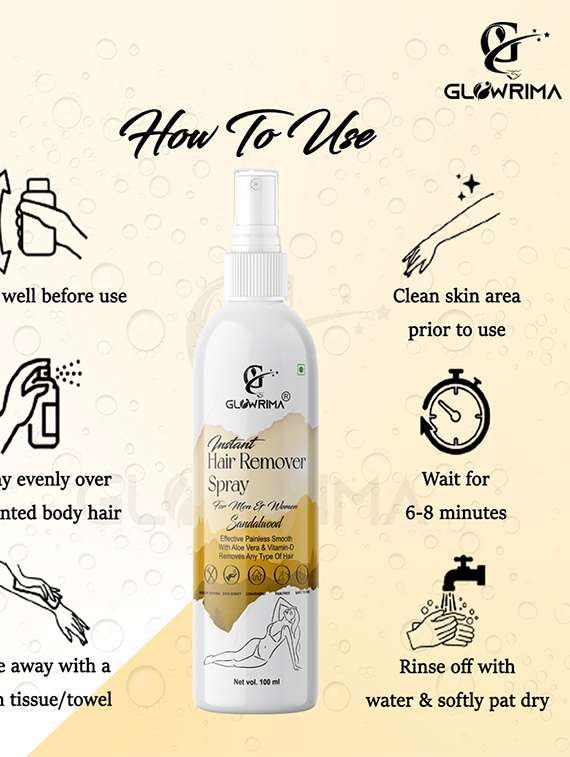 glowrima hair removal spray - 18607544 -  Standard Image - 2