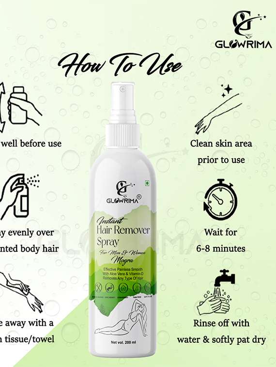 glowrima hair removal spray - 18607566 -  Standard Image - 2