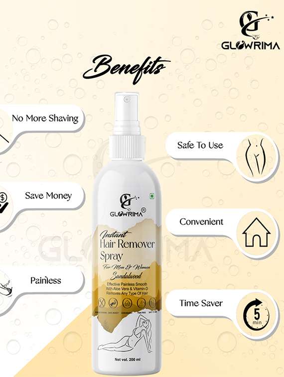 glowrima hair removal spray - 18607568 -  Standard Image - 2