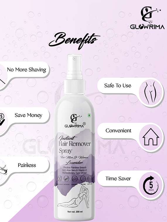 glowrima hair removal spray - 18607569 -  Standard Image - 2