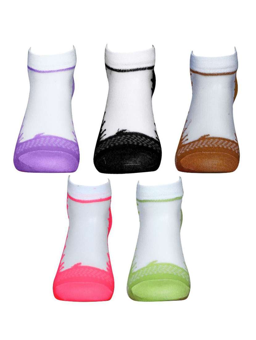 pack of 5 ankle length socks   - 18614007 -  Standard Image - 2