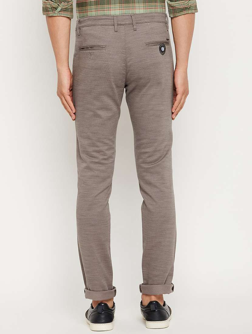 solid flat front casual trouser - 18614476 -  Standard Image - 2