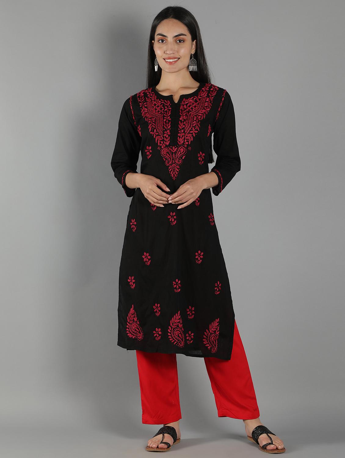 women's straight kurta - 18616436 - Zoom Image - 0
