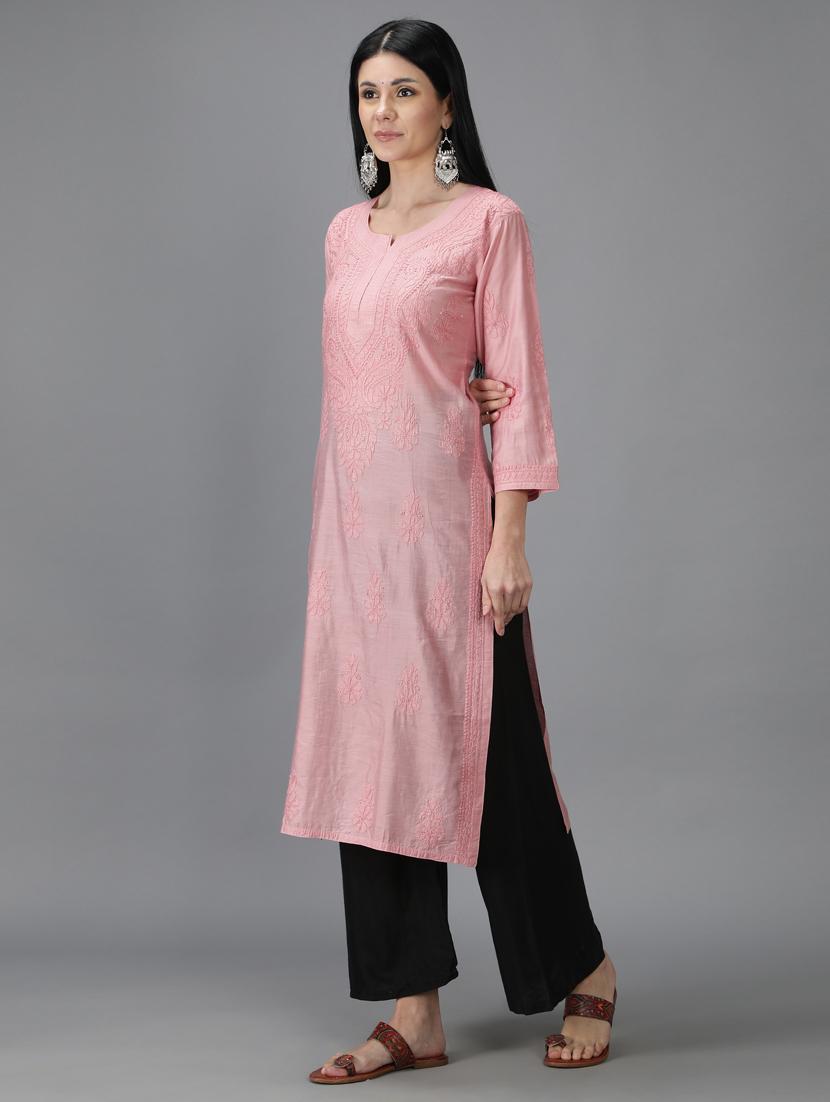 women's straight kurta - 18616441 - Standard Image - 2