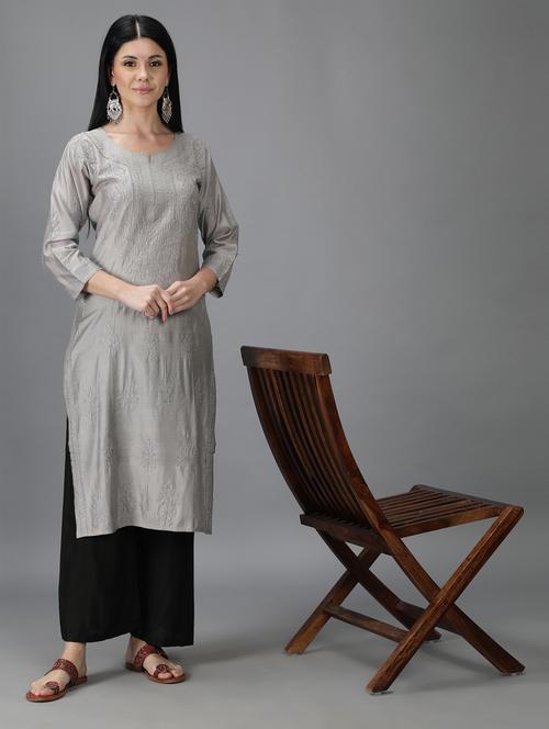 women's straight kurta - 18616442 -  Standard Image - 0