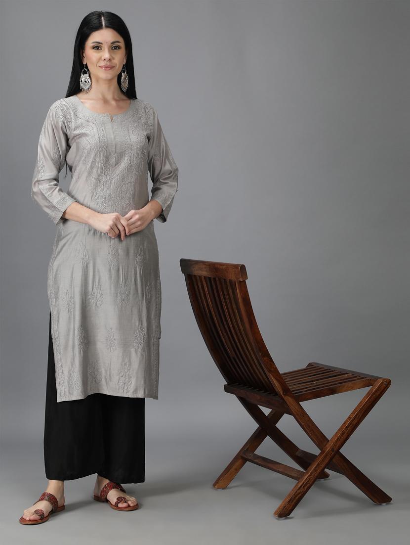 women's straight kurta - 18616442 -  Zoom Image - 0