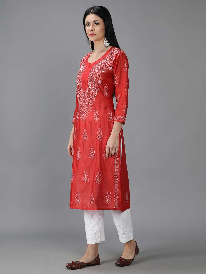 women's straight kurta - 18616443 -  Standard Image - 2