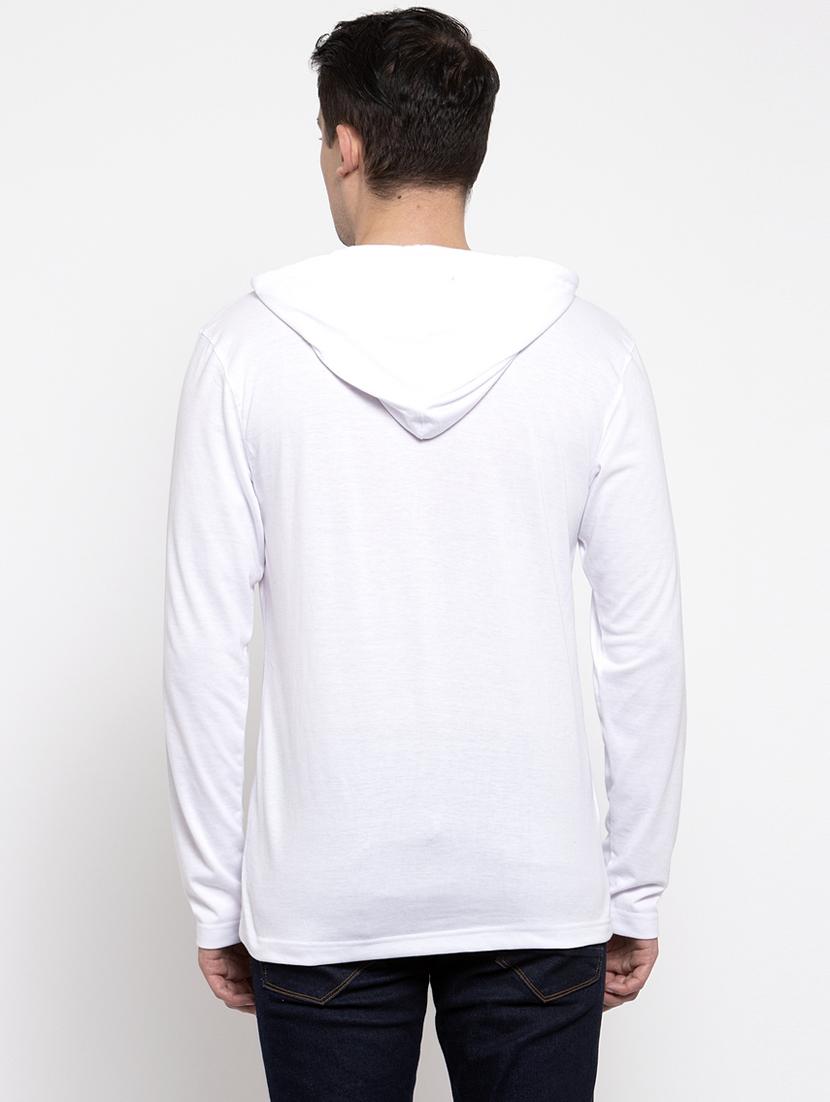 solid hooded t-shirt - 18618145 - Standard Image - 2
