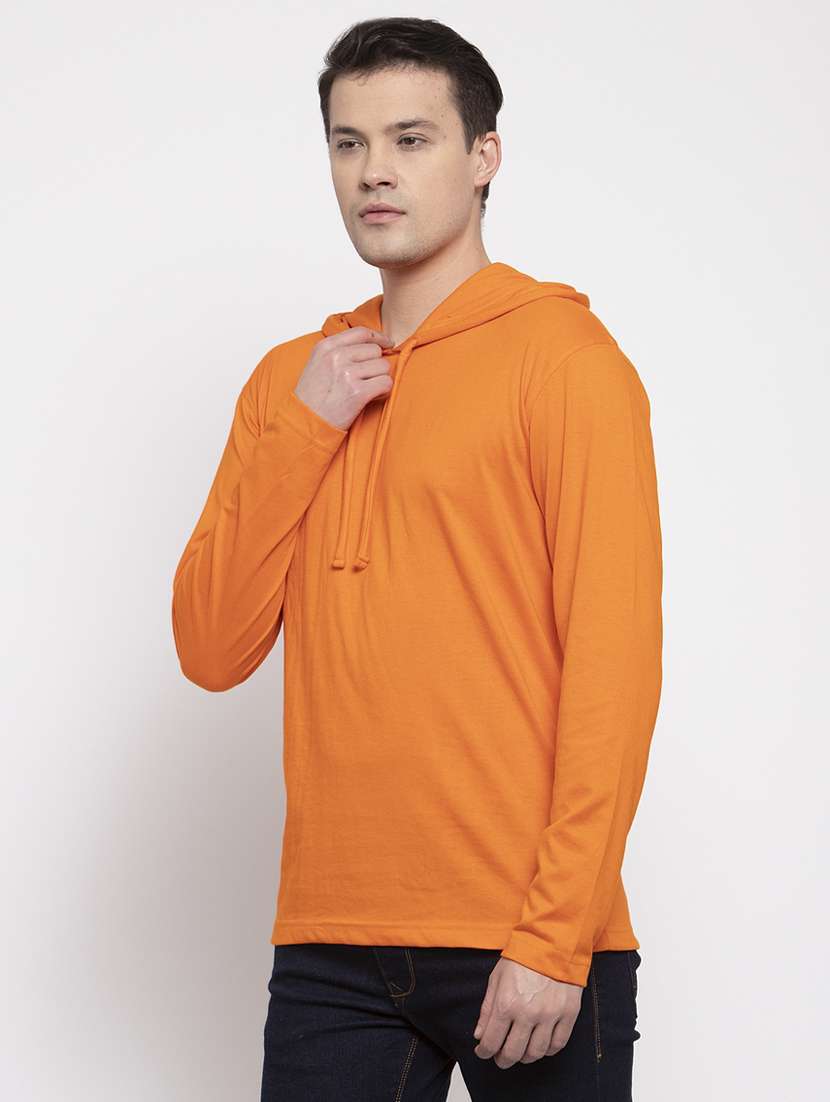 solid hooded t-shirt - 18618149 - Standard Image - 2