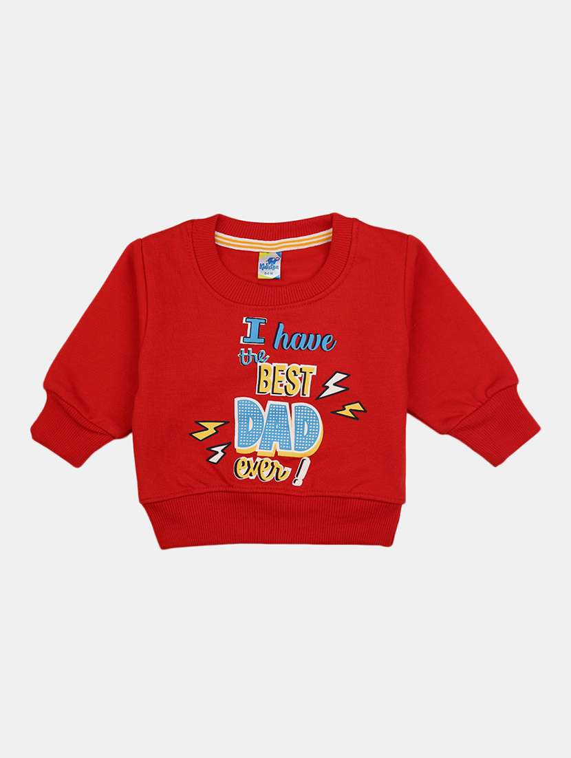 boys typography sweatshirt