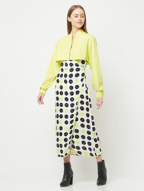 women's wrap geometric dress - 18621212 -  Standard Image - 0