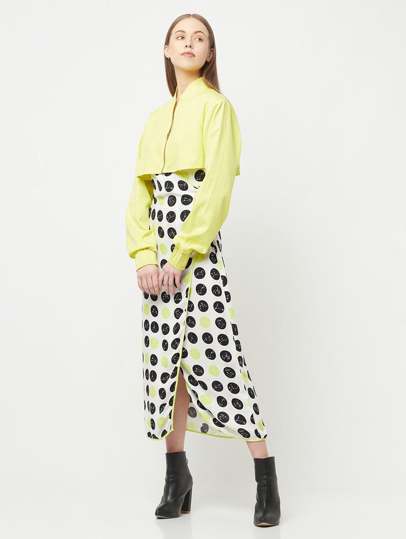 women's wrap geometric dress - 18621212 - Standard Image - 7