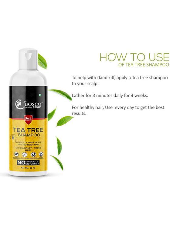 tea tree hair shampoo - 18623363 - Standard Image - 2