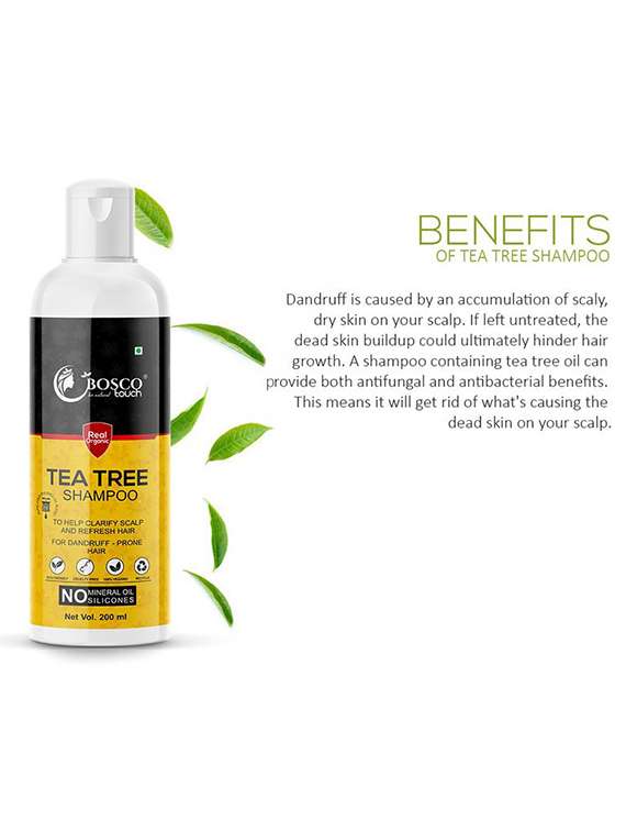 tea tree hair shampoo - 18623381 -  Standard Image - 2