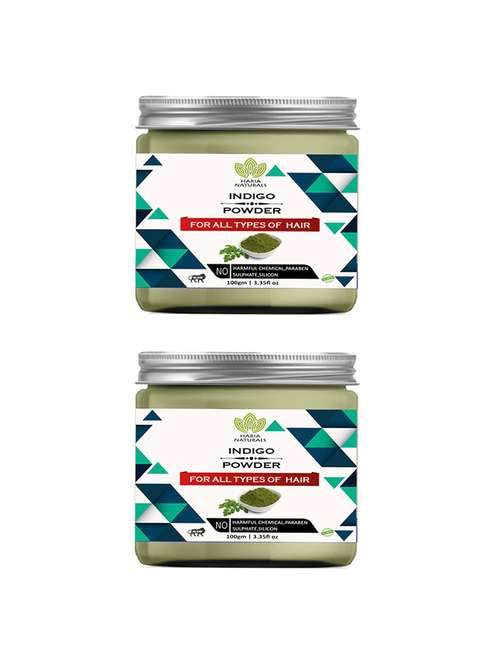 naturals indigo powder 200 gms (pack of 2)