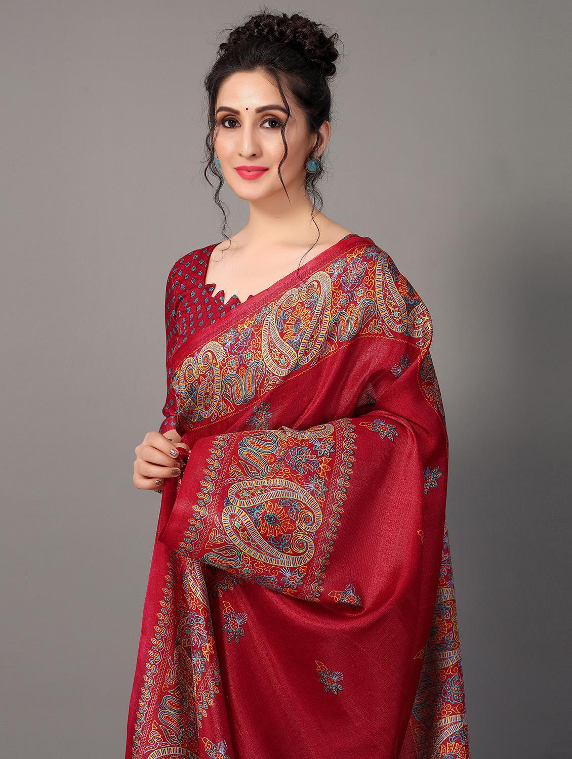 ethnic motif mysore silk saree with blouse - 18627247 - Standard Image - 2