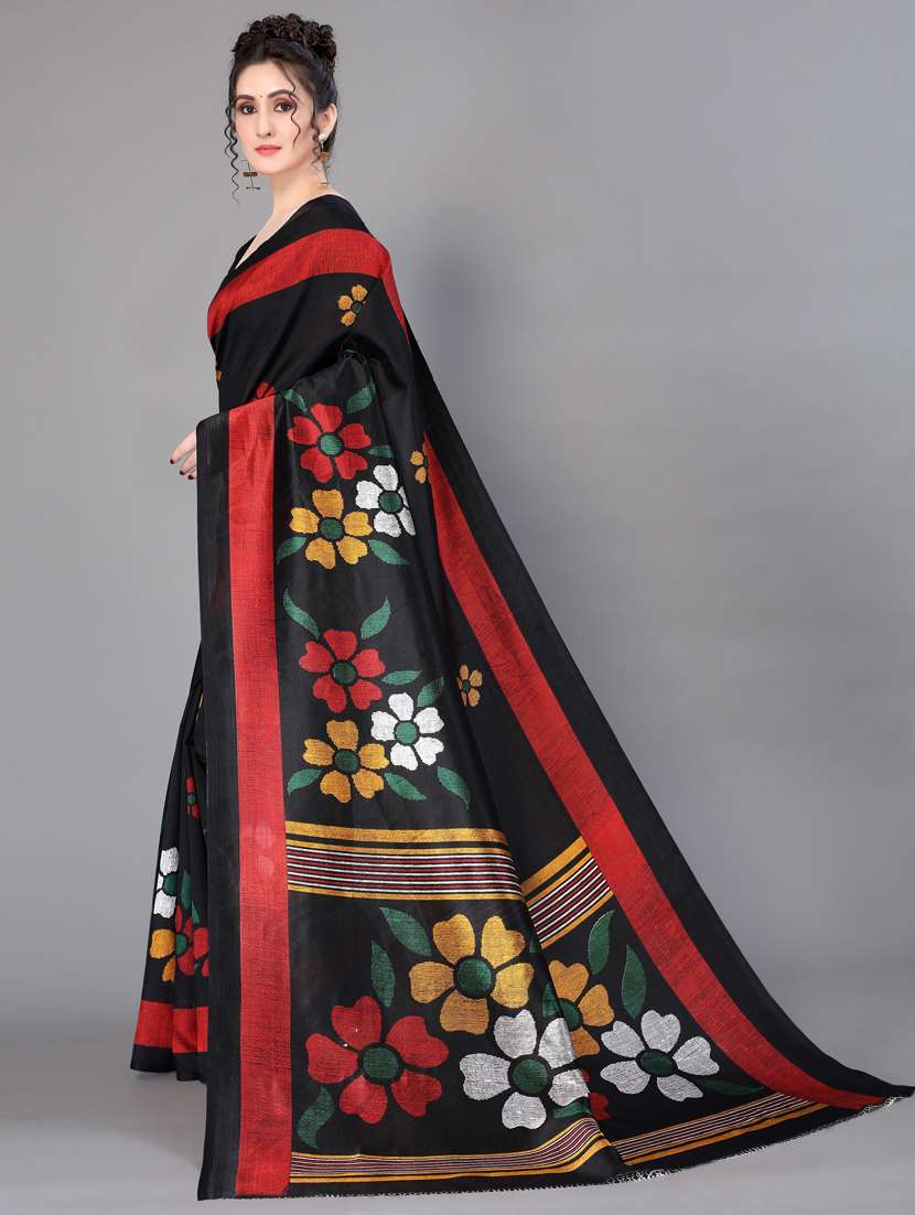 floral mysore silk saree - 18627373 - Standard Image - 2