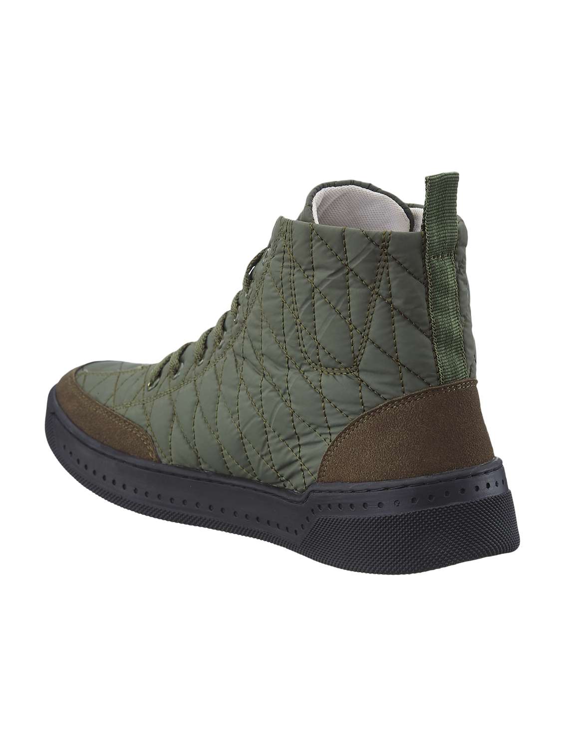 men green lace up boot - 18627382 -  Standard Image - 2